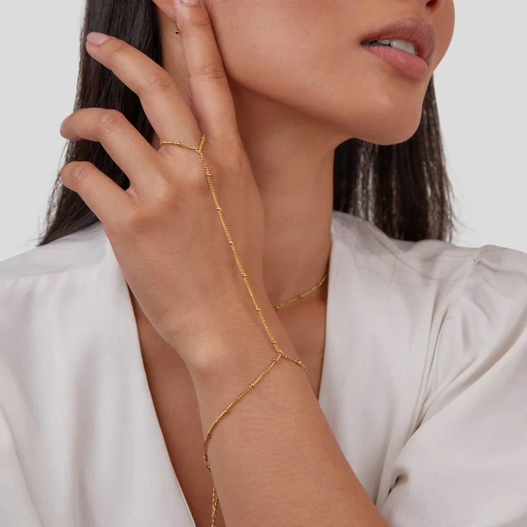 Bérénicia™ | Bracelet Chaîne de Main Chic et Raffiné