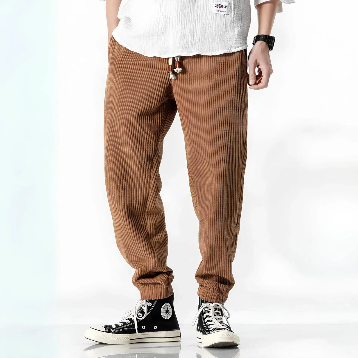 Nathan™ | Pantalon en velours modernes