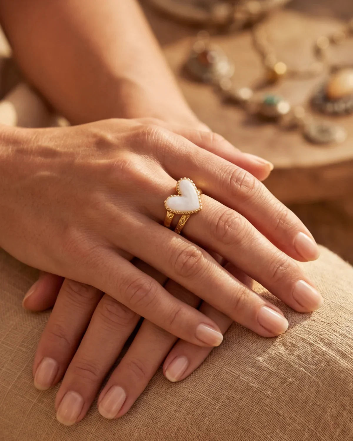 Quitteria™ | Bague Cœur Éternel
