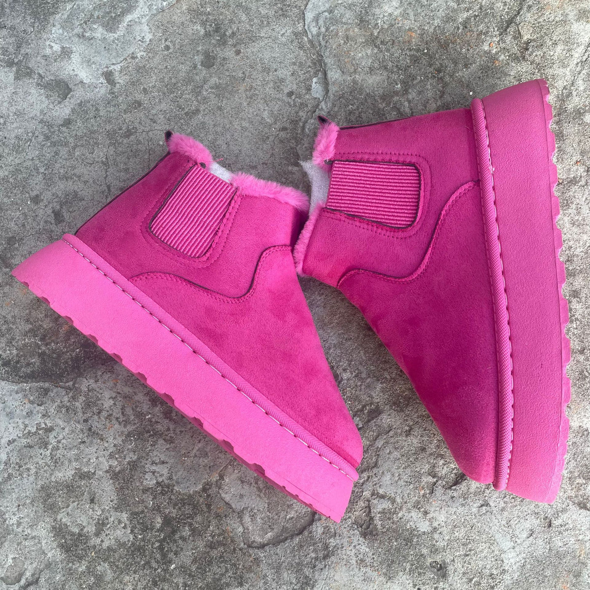 Gwendoline™ | Bottes d'Hiver Chaudes à Semelles Épaisses