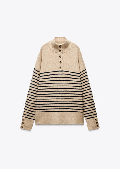 Lisandre™ | Pull à col montant