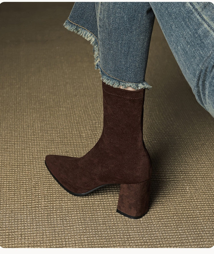 Lumina™ | Bottines Stretch à Talons