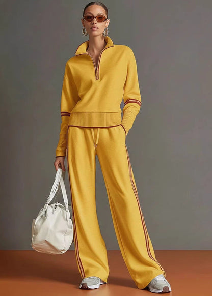 Apolline™ | Ensemble sporty chic rétro 2 pièces