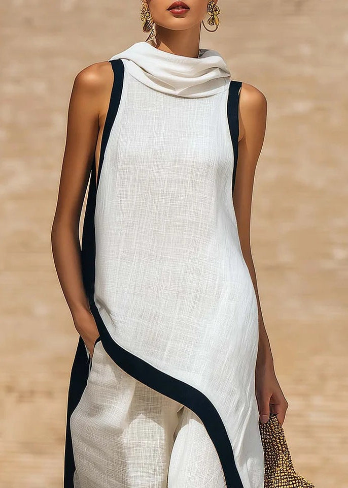Léoria™ | Ensemble Fluide Asymétrique Élégant