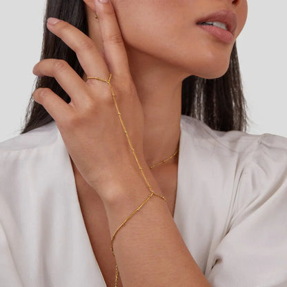 Bérénicia™ | Bracelet Chaîne de Main Chic et Raffiné