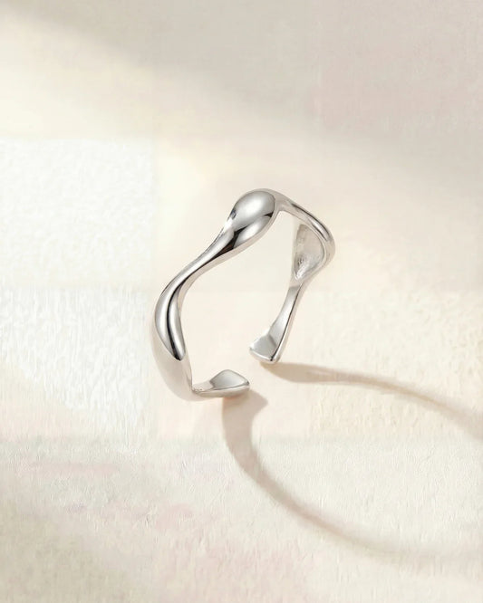 Armella™ | Bague ondulée élégante et moderne
