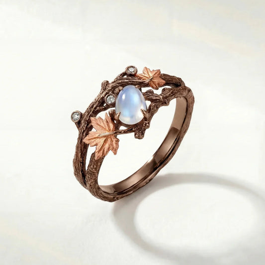 Baguia™ | Bague effet branche design organique et élégance naturelle