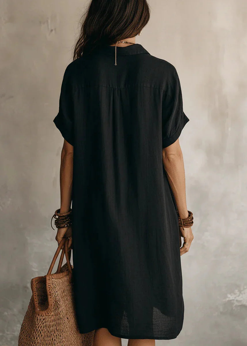 Noélya™ | Robe Chemise Minimaliste