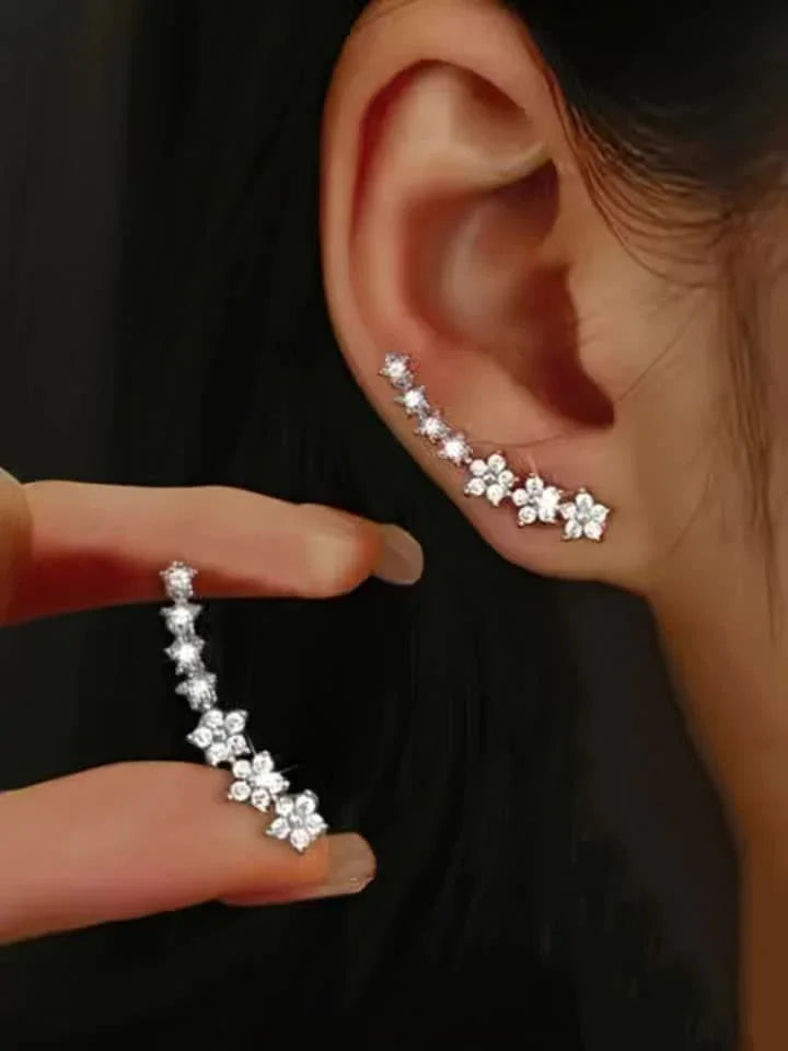 Écloria™ | Boucles d'oreilles en fleurs élégantes et intemporelles