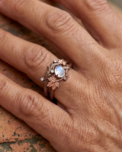 Baguia™ | Bague effet branche design organique et élégance naturelle