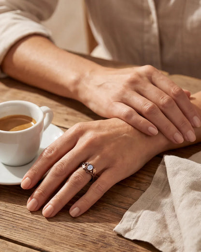 Baguia™ | Bague effet branche design organique et élégance naturelle