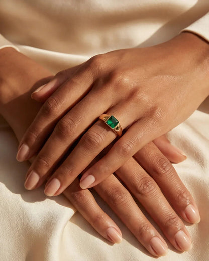 Honoriane™ | Bague avec pierre précieuse élégance intemporelle