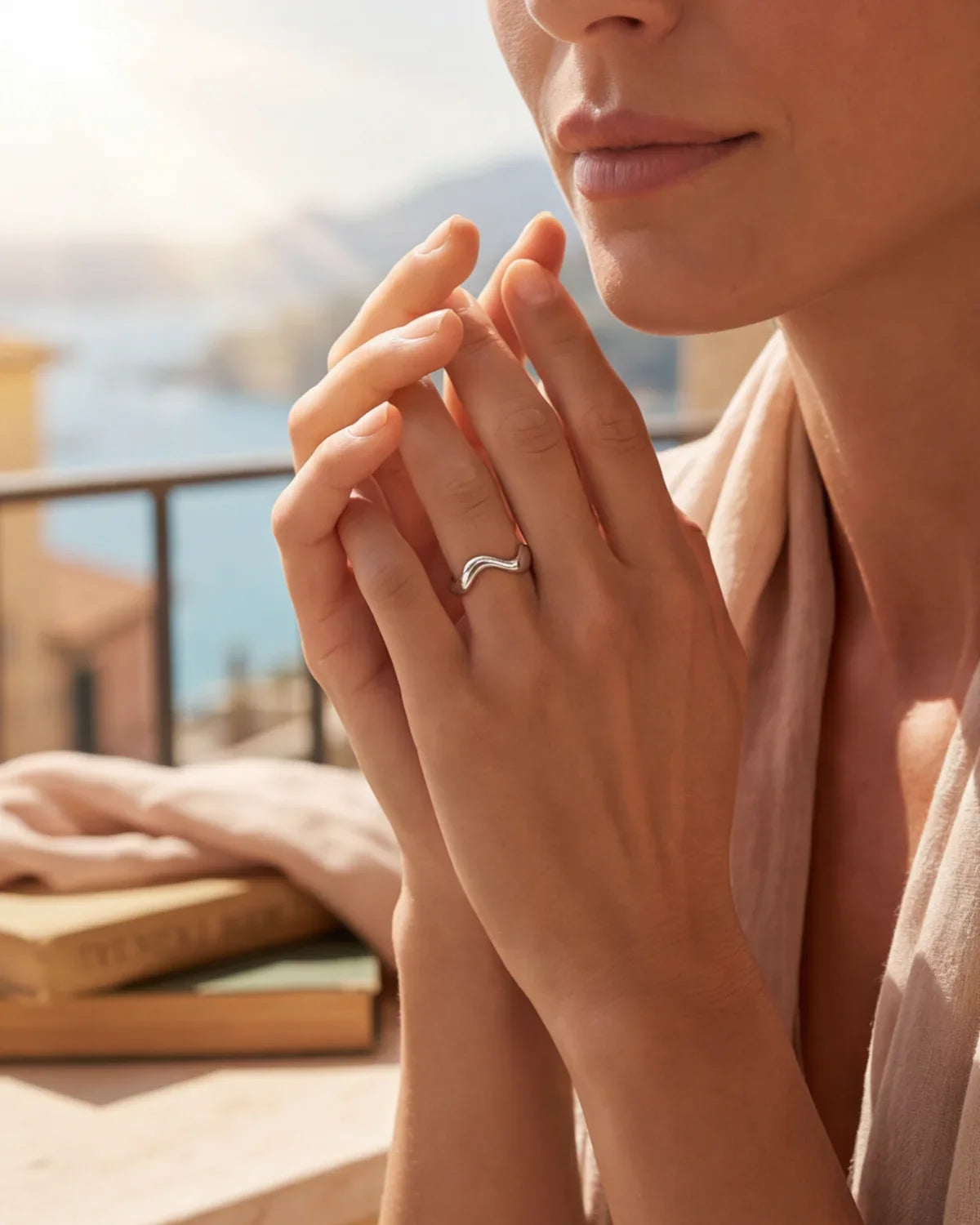 Armella™ | Bague ondulée élégante et moderne