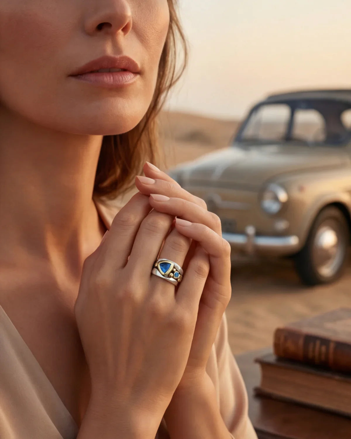 Cassandria™ | Bague capturant la puissance et la majesté de l'océan