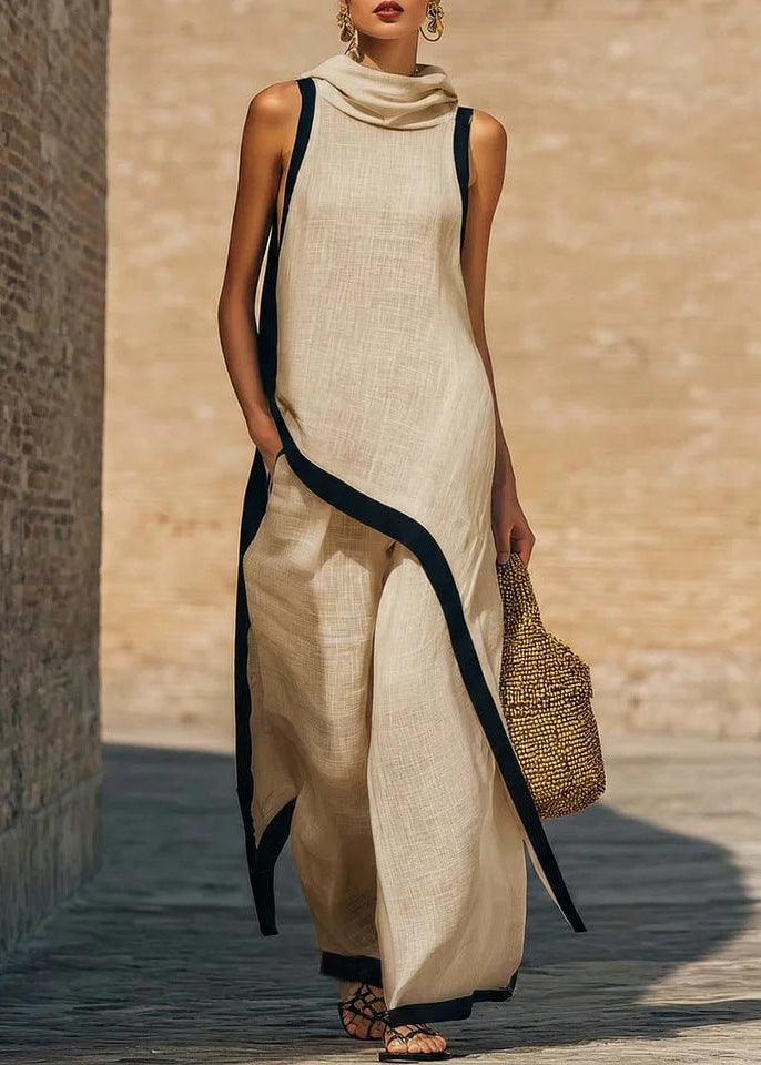 Léoria™ | Ensemble Fluide Asymétrique Élégant