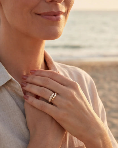 Suzannia™ | Bague réglable élégante