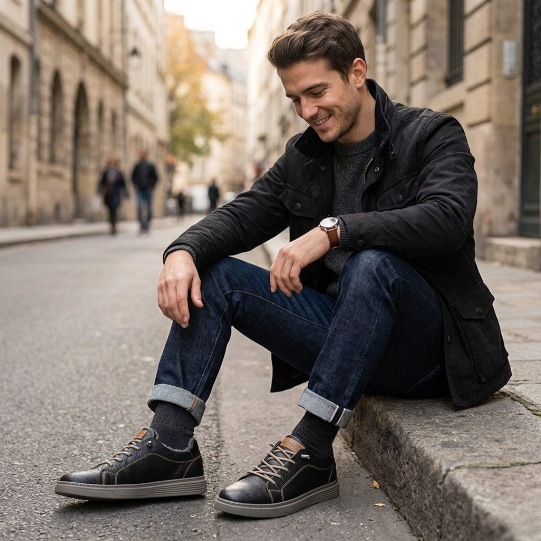 Lucien™ | Baskets en cuir Oxfords