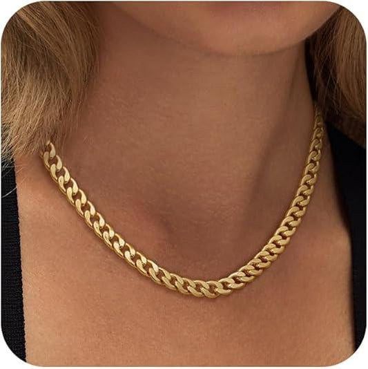 Léane™ | Collier rond en or Éclat doré intemporel