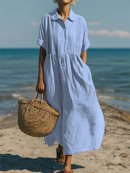 Zuria™ | Robe fluide en coton respirant
