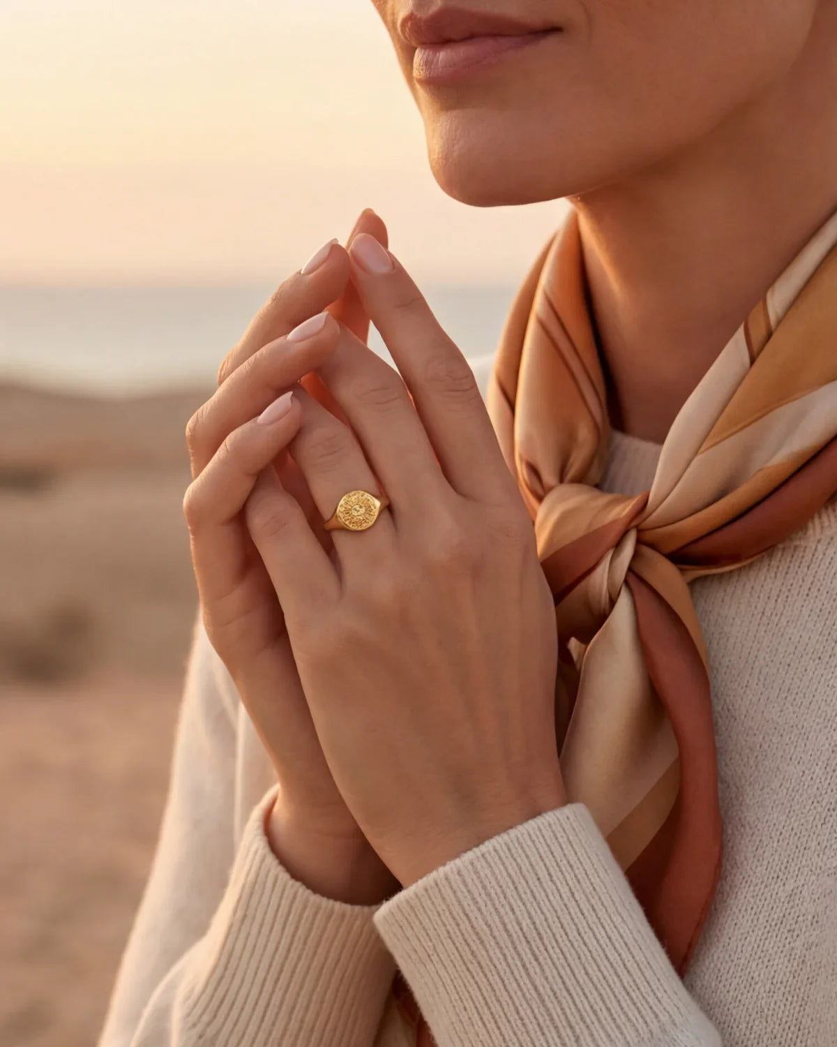 Baguine™ | Bague soleil inspirée par la lumière du jour