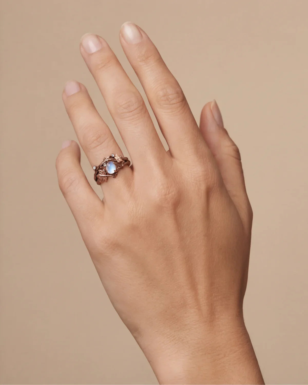 Baguia™ | Bague effet branche design organique et élégance naturelle