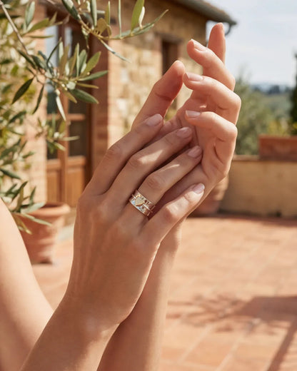 Sabiane™ | Bague cœur scintillante