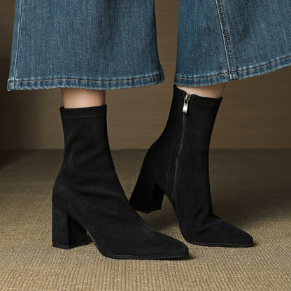 Lumina™ | Bottines Stretch à Talons