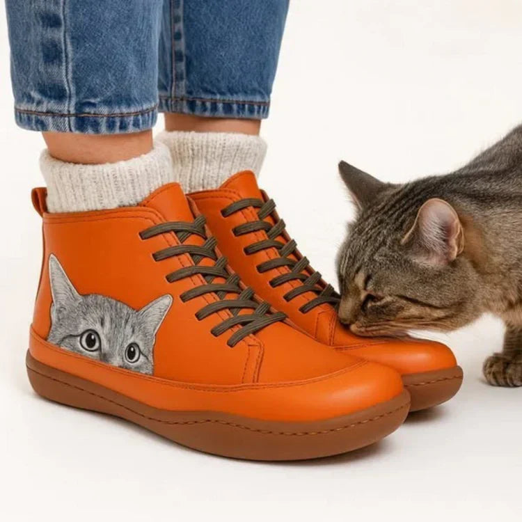 Isaure™ | Bottines Orthopédiques en Cuir