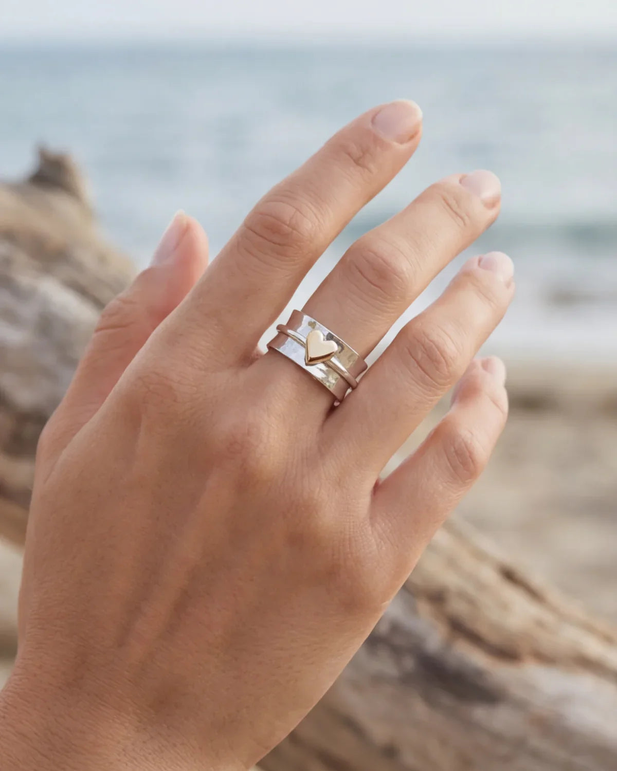 Sabiane™ | Bague cœur scintillante