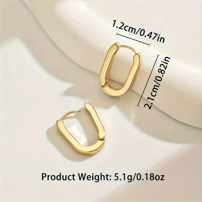 Auria™ | Boucles d'oreilles géométriques chic et élégantes