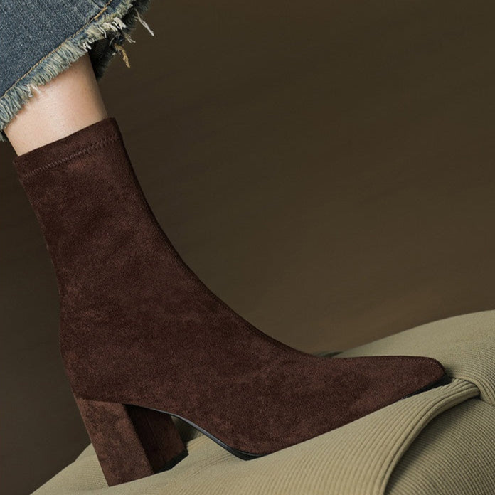 Lumina™ | Bottines Stretch à Talons