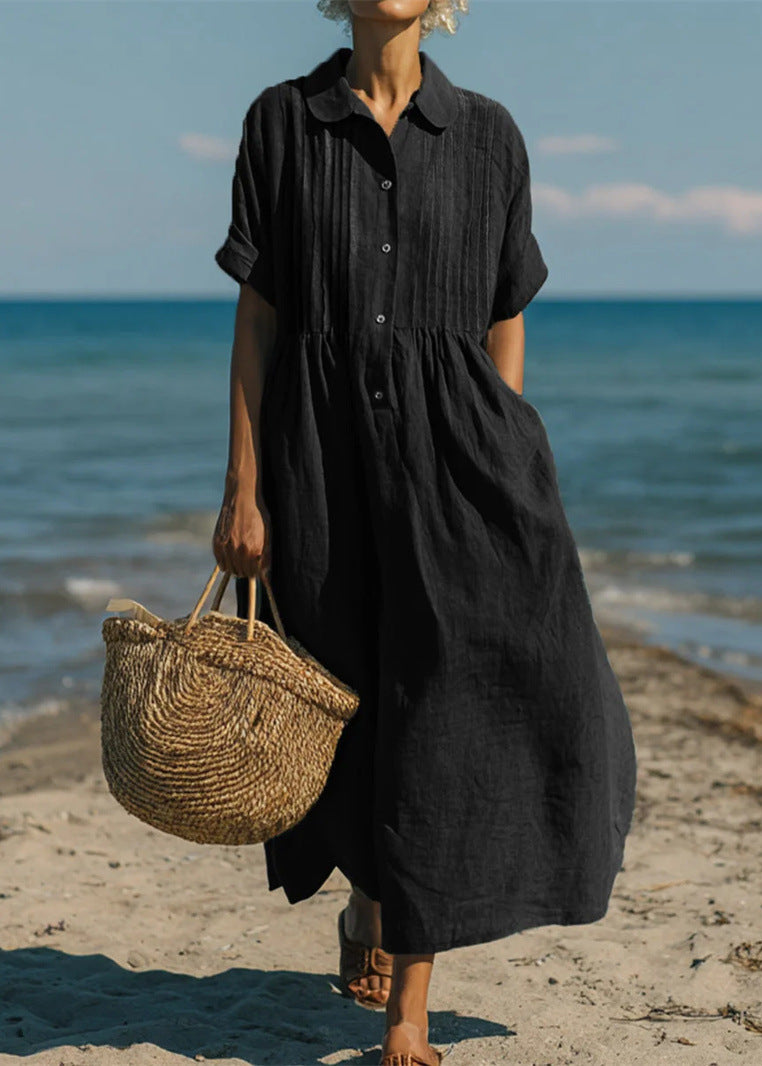 Zuria™ | Robe fluide en coton respirant