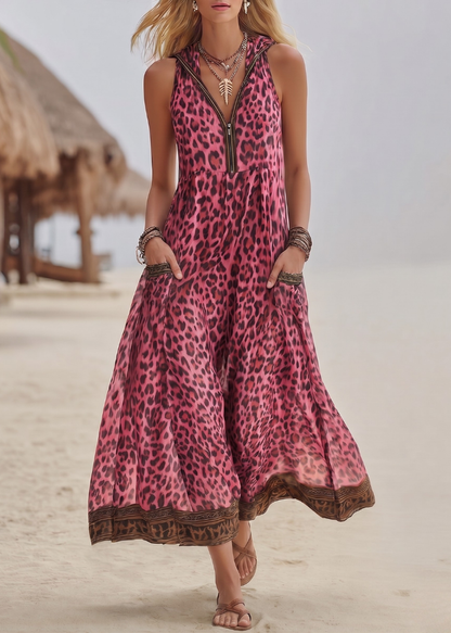 Roaia™ | Robe bohème léopard élégante