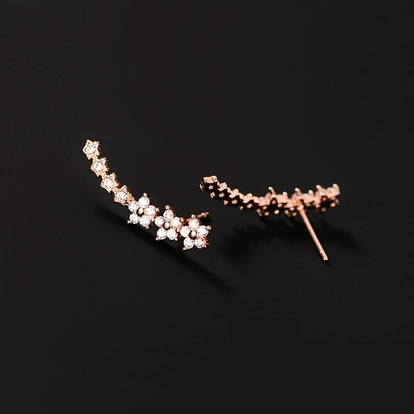 Écloria™ | Boucles d'oreilles en fleurs élégantes et intemporelles