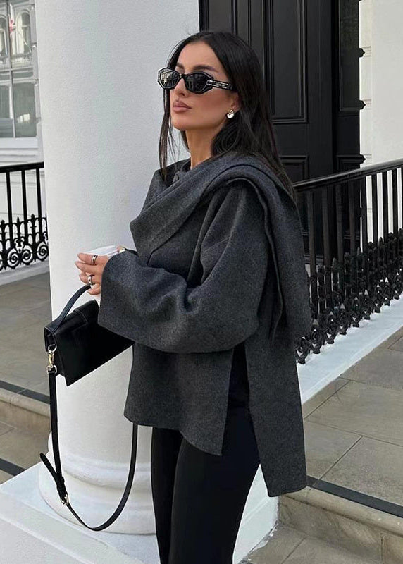 Francine™ | Veste Chic Écharpe