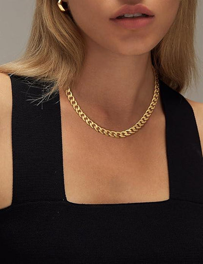 Léane™ | Collier rond en or Éclat doré intemporel