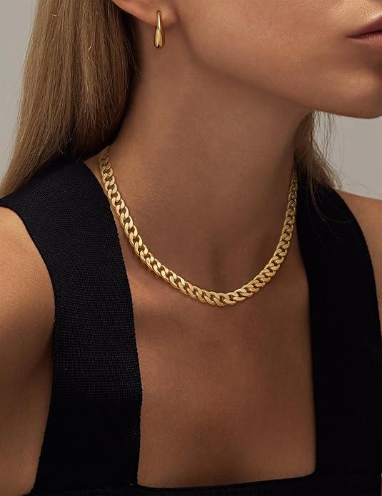 Léane™ | Collier rond en or Éclat doré intemporel