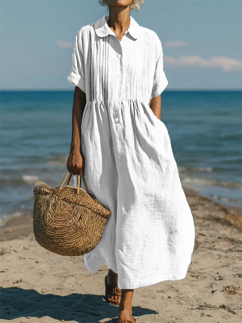 Zuria™ | Robe fluide en coton respirant