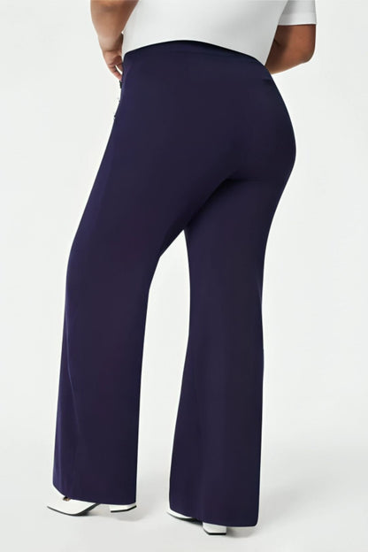 Silya™ | Pantalon Taille Haute à Boutons Dorés