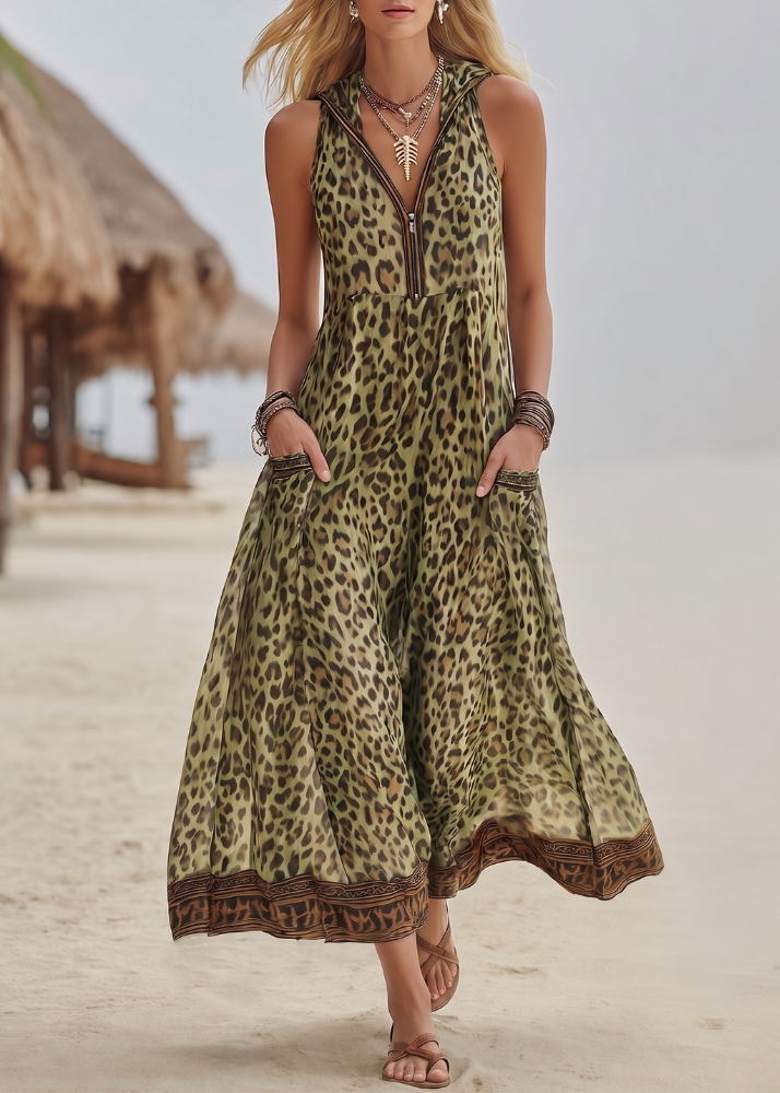 Roaia™ | Robe bohème léopard élégante