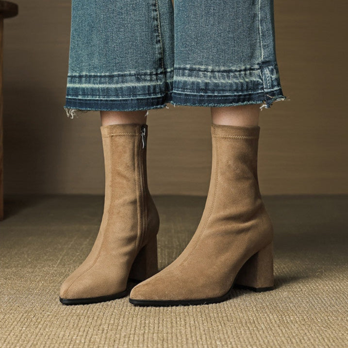 Lumina™ | Bottines Stretch à Talons