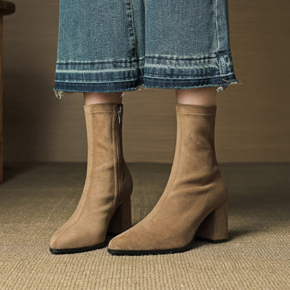 Lumina™ | Bottines Stretch à Talons