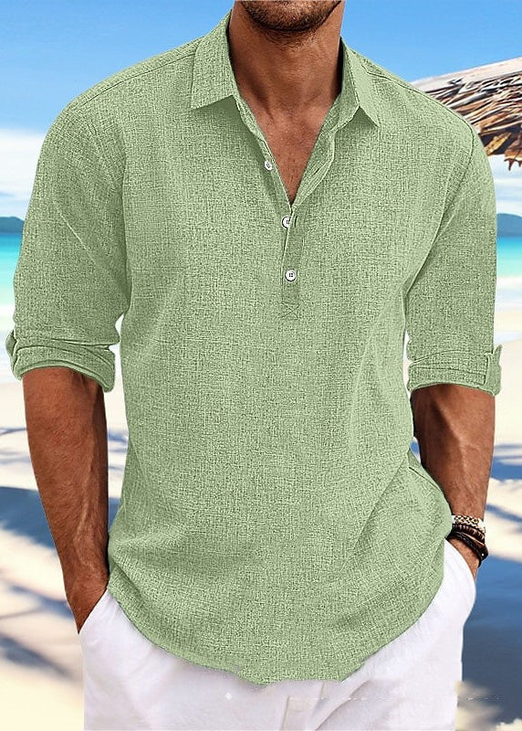 Adrien™ | Chemise en coton naturel à coupe décontractée