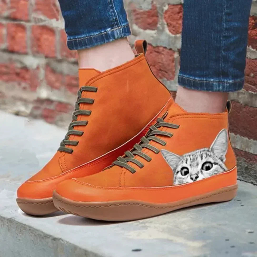 Isaure™ | Bottines Orthopédiques en Cuir