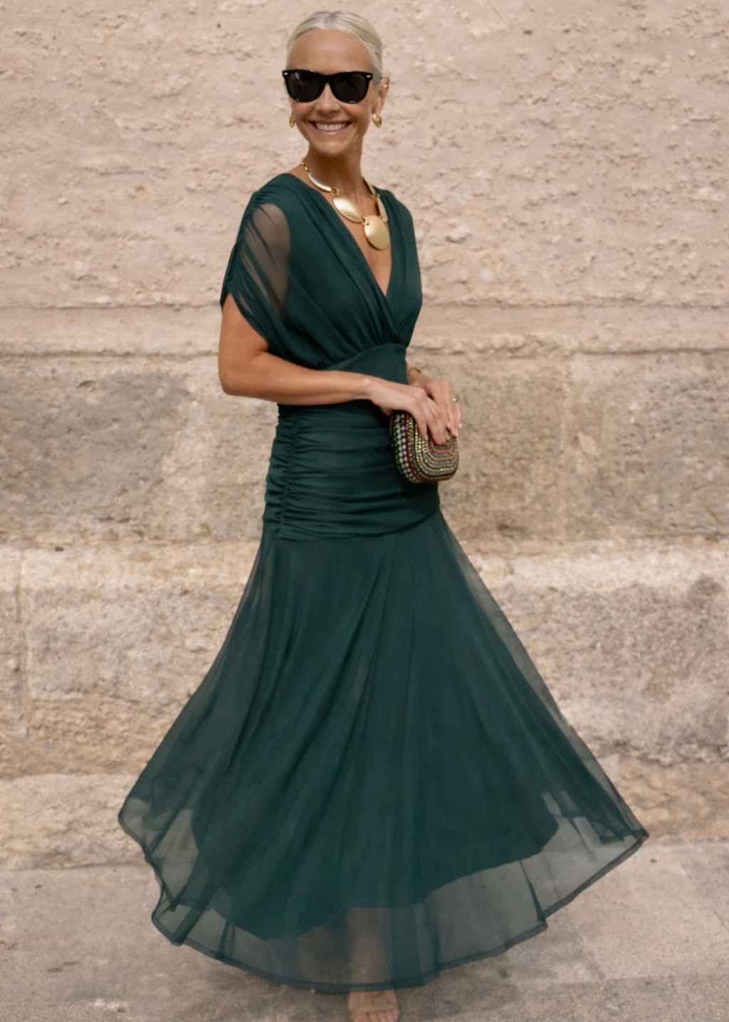 Lia™ | Robe Longue Fluide Élégante