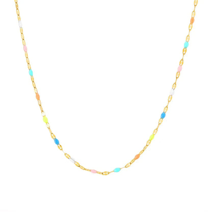 Noémia™ | Collier Choker Délicat Colorburst Éclat Multicolore