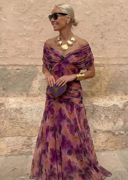 Lia™ | Robe Longue Fluide Élégante