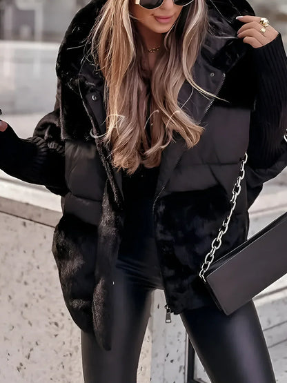 Alishia™ | Manteau Fourrure
