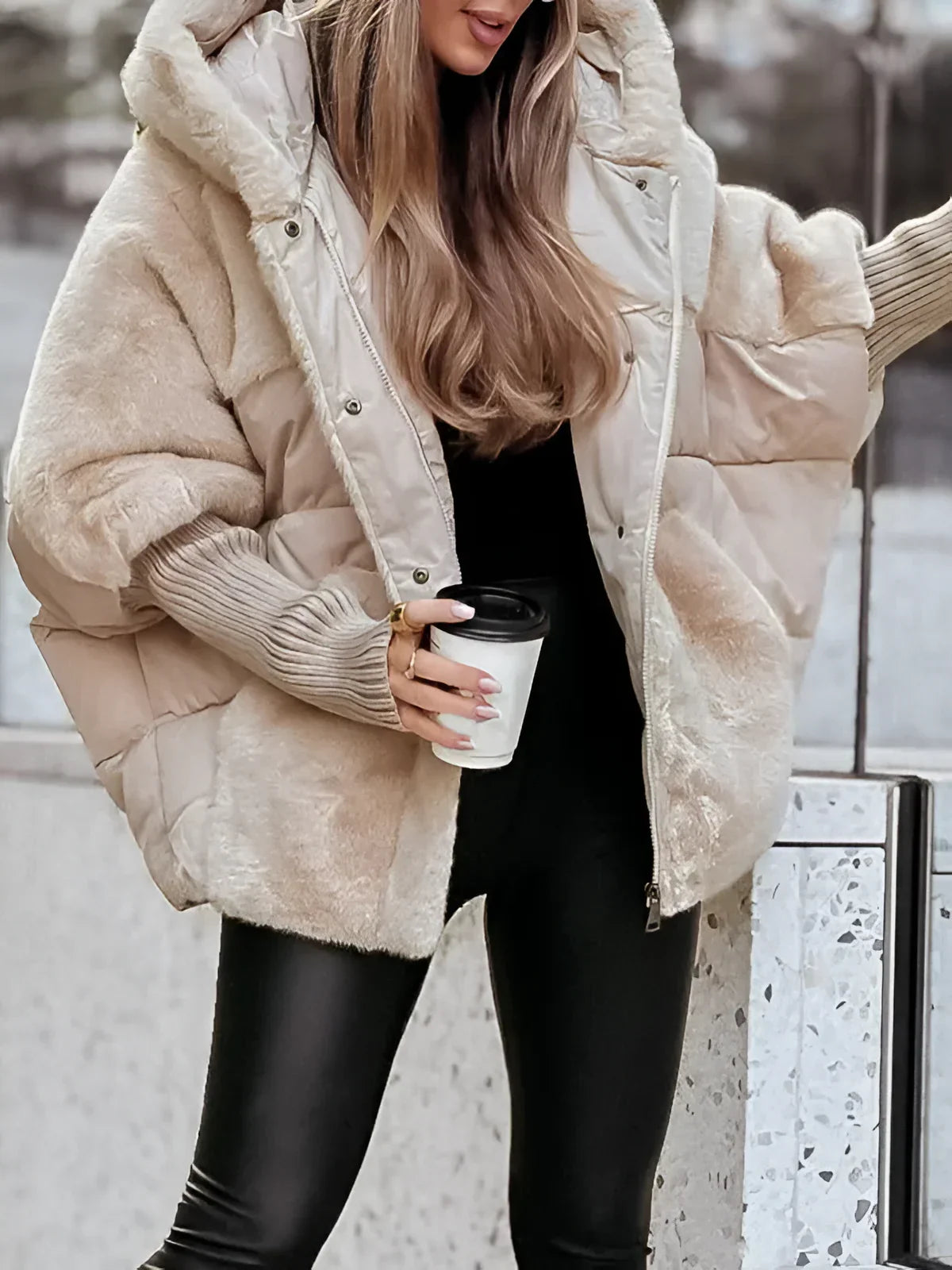 Alishia™ | Manteau Fourrure