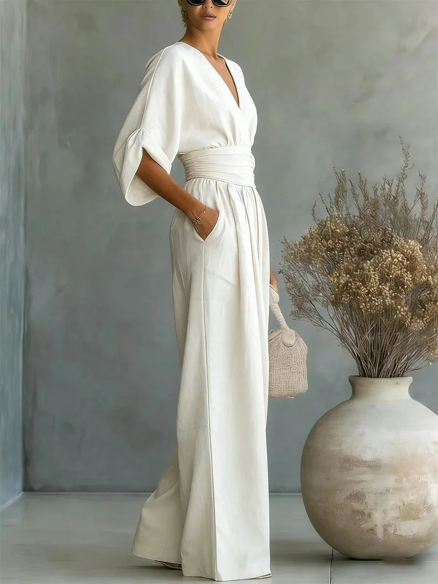 Siennia™ | Combinaison Essentielle À Col V